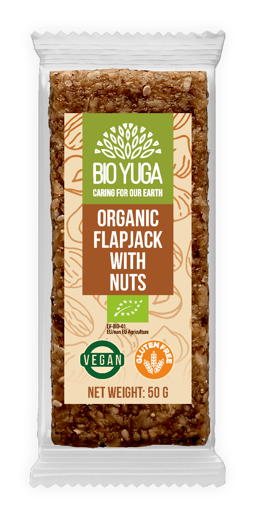 BioYuga flapjack nuts